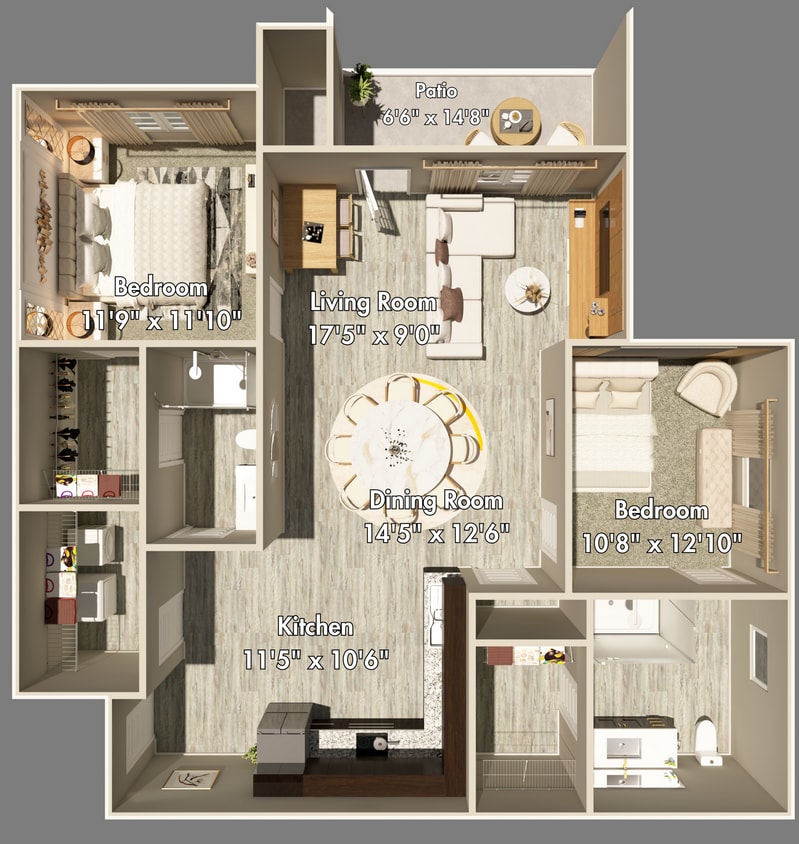 Floor Plan - The Tuscan
