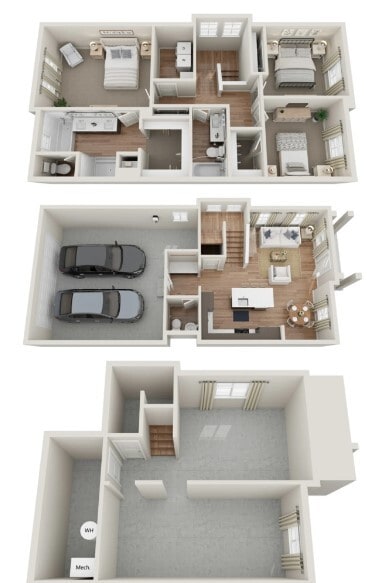 Floor Plan - Hardwick 3 Bed