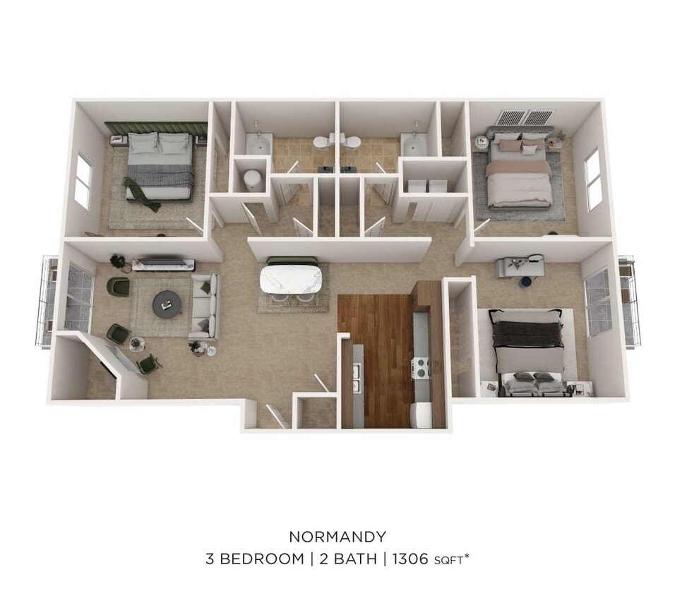Floor Plan - Three Bedroom