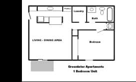 1BR/1BA - 1 Bed 1 Bath Unfurnished