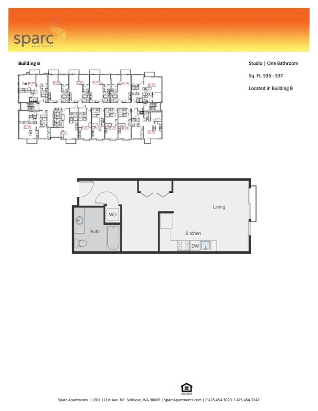 Floor Plan - Studio Building B & D