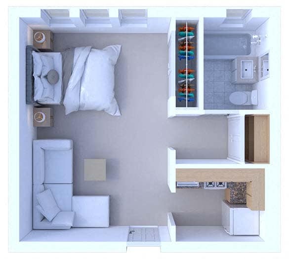 Floor Plan - Studio Floor Plan S1