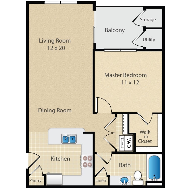 Floor Plan - 1A