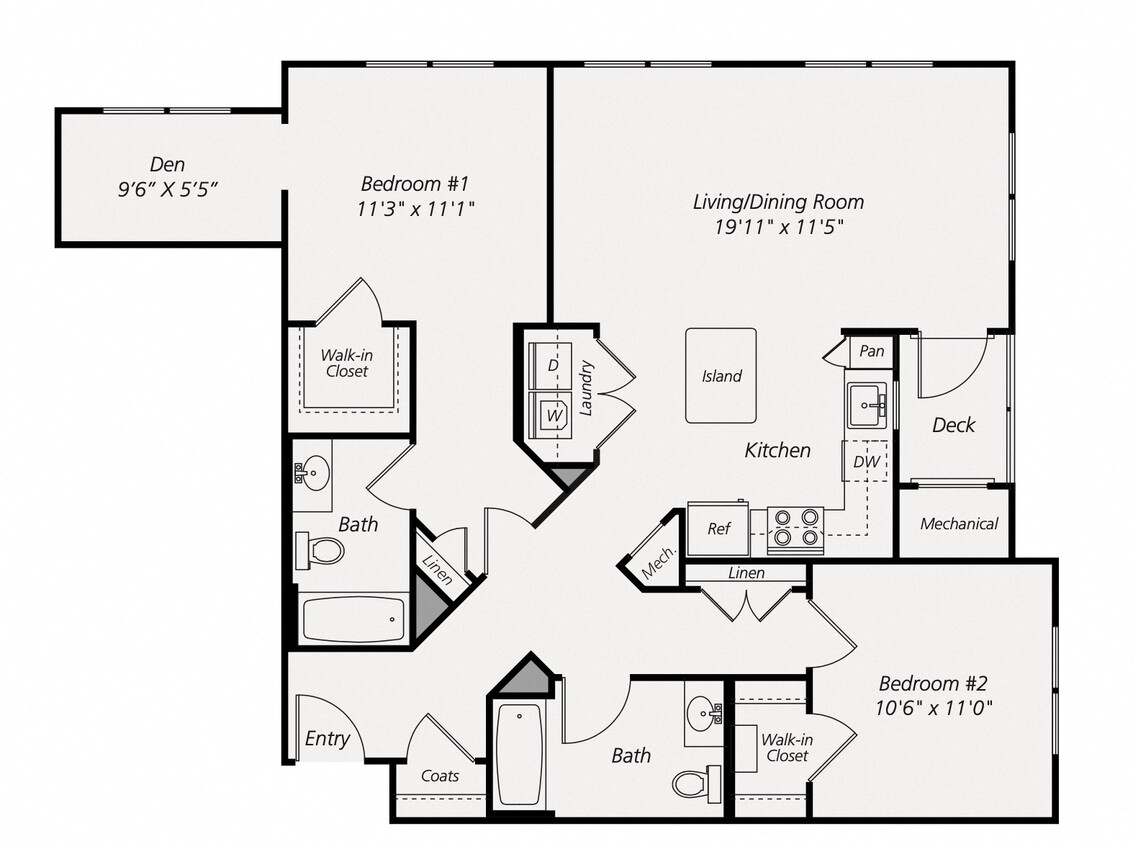 Floor Plan - B2D.6 Renovated