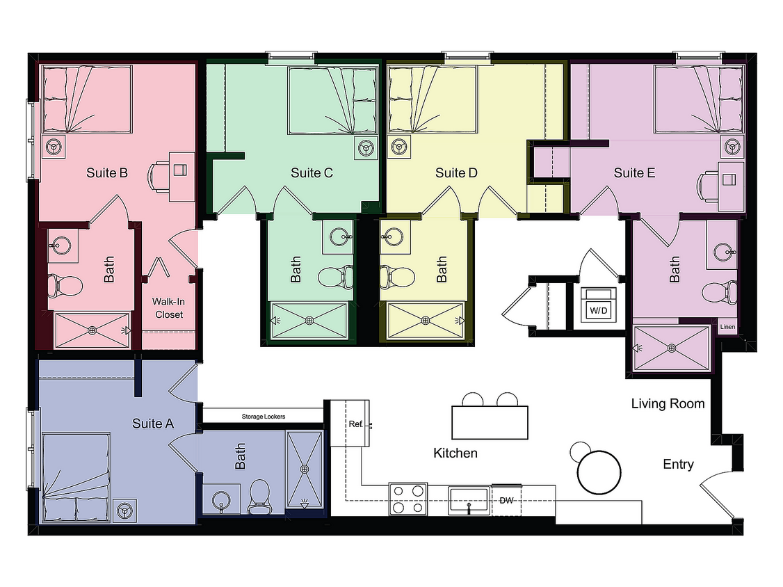 luca-beverly-grove-los-angeles - F - Full 5-Bed / 5-Bath Unit