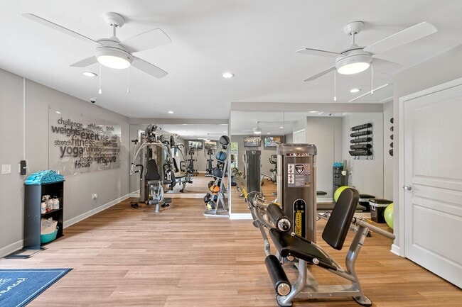 Fitness Center at Hawthorne at the Hall in Rural Hall, NC - Hawthorne at the Hall