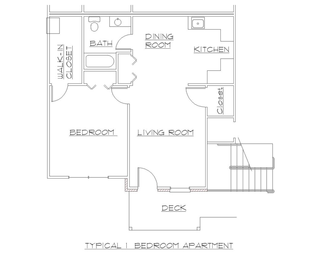 Floor Plan - One Bedroom
