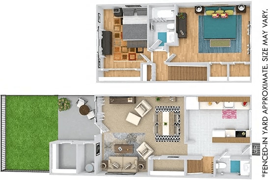 Floor Plan - Oxford Townhome Upgraded
