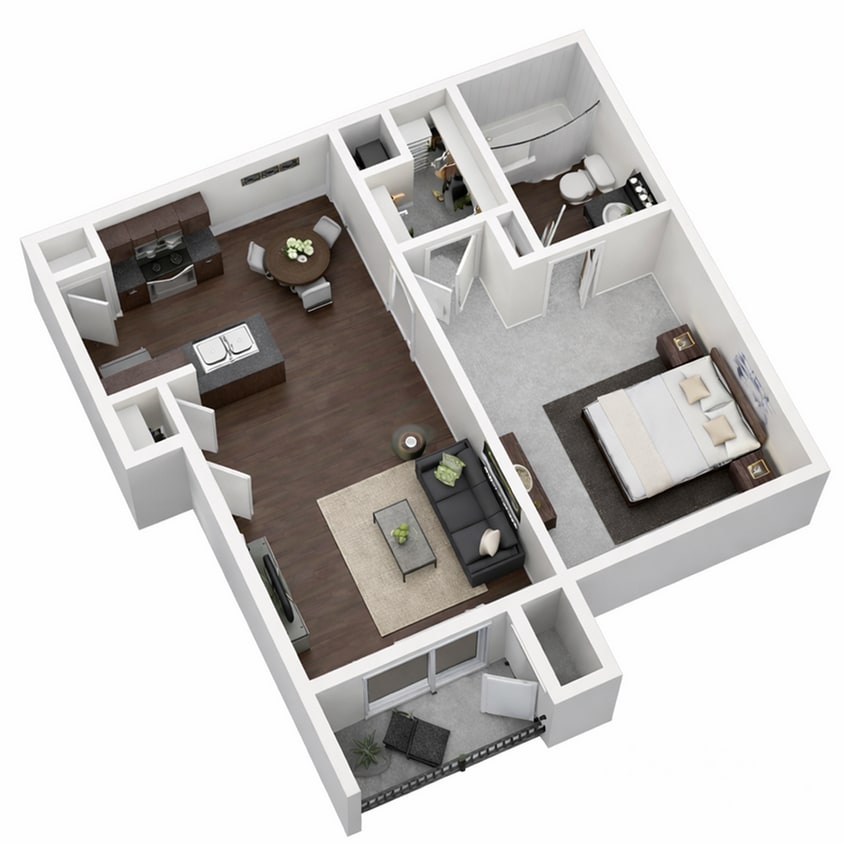 1A Andover 557sqft - Andover