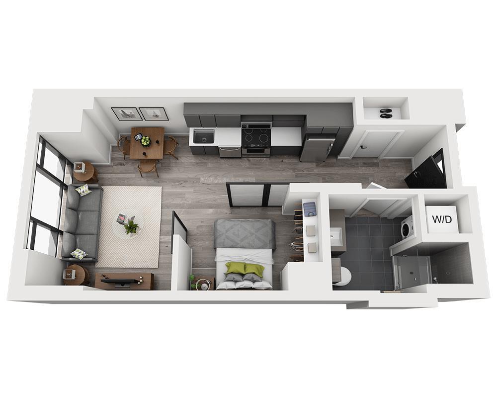 Floor Plan - Studio E1AB