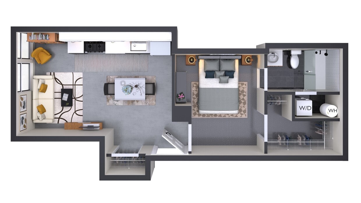 Floor Plan - E04 * Extra Large Historic Windows
