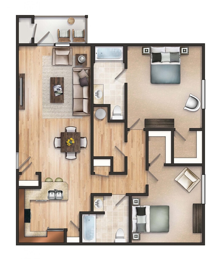 Floor Plan - The Prentice