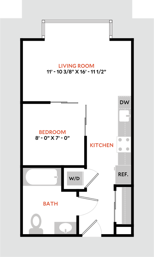 Floor Plan - Studio A