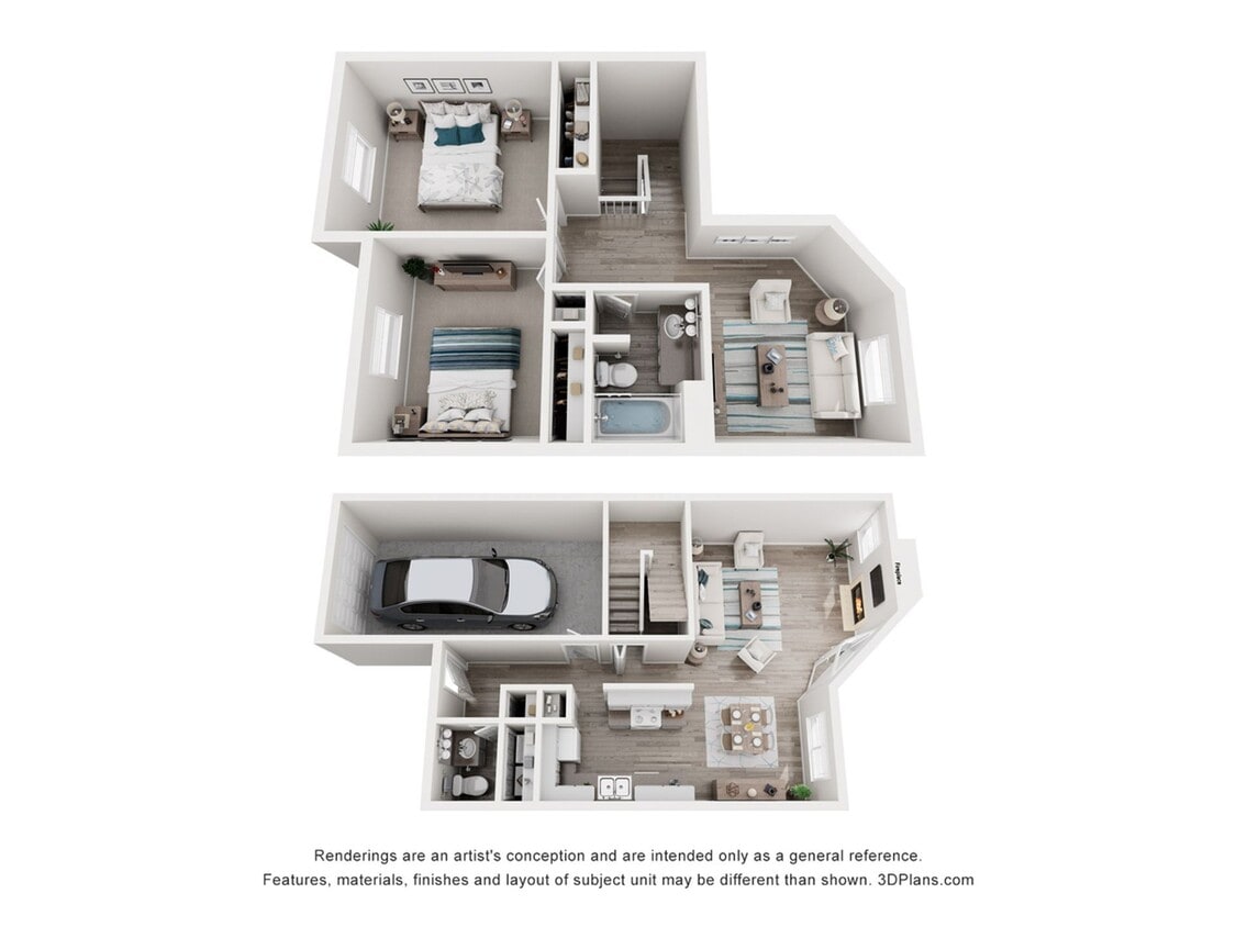 Floor Plan - Essex Townhome