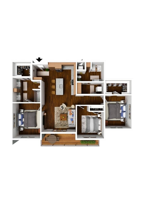 3 Bedroom A Premium - 3 Bedroom A Premium