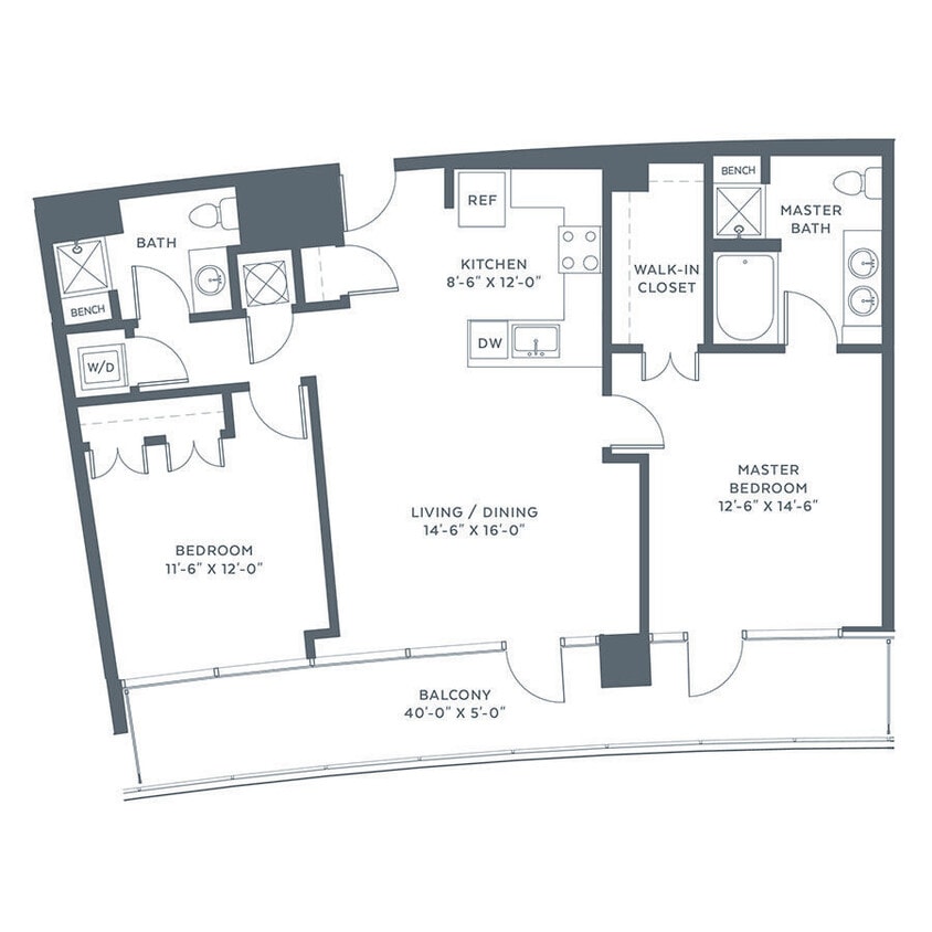 Floor Plan - 2J