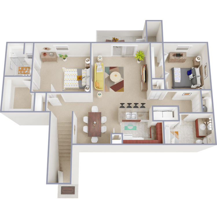 B1-M floor plan The 85Twenty - B1-M