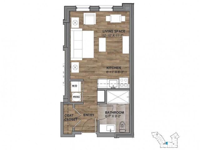 Studio - Unit J - J