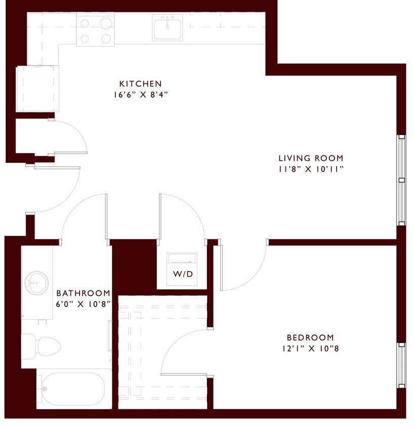 Explore this modern floor plan featuring an open kitchen and spacious living areas designed for comfort. - A3