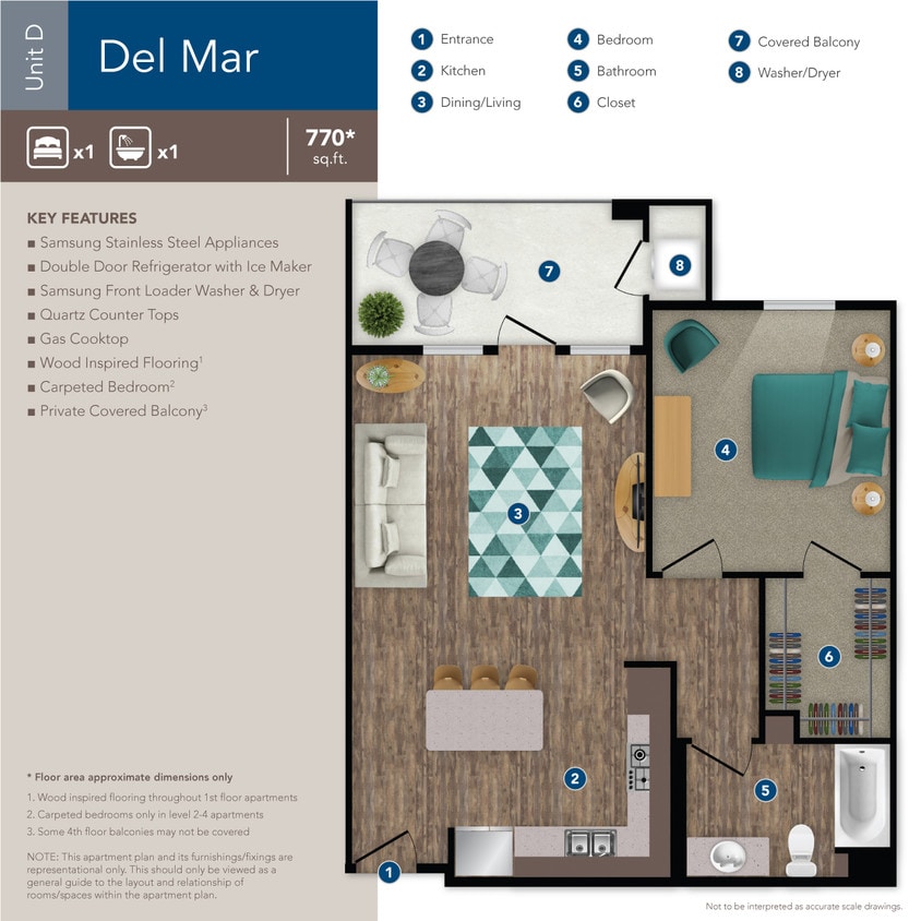Floor Plan - Del Mar