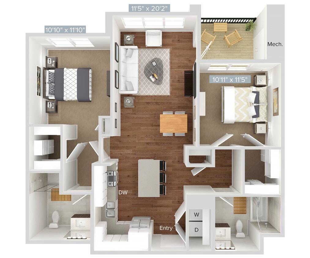 Floor Plan - B4-520-521