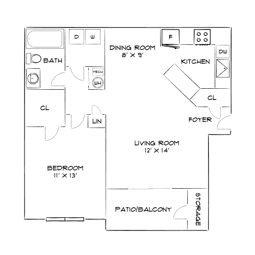 Floor Plan - Design 1B