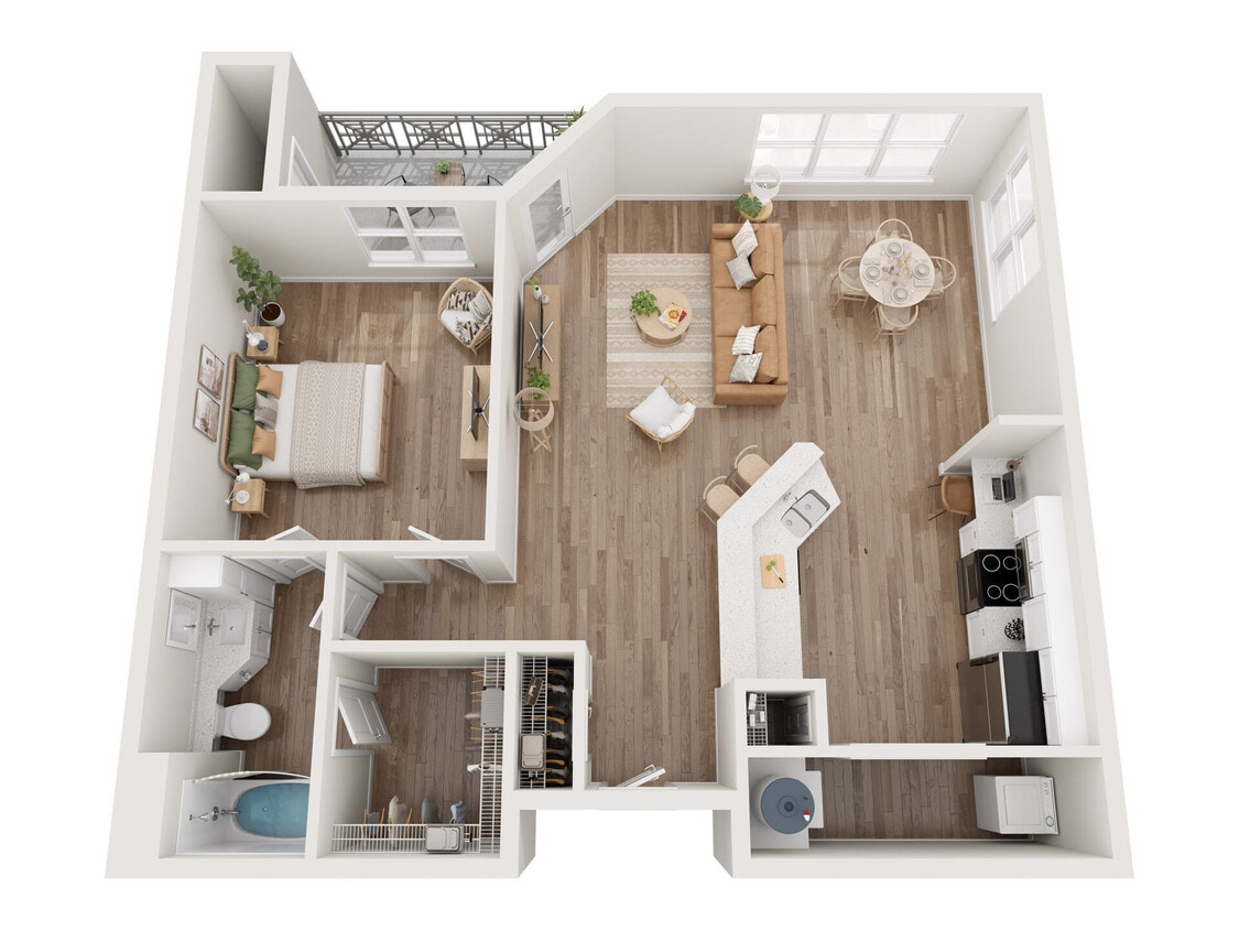 Floor Plan - Hideaway Renovated