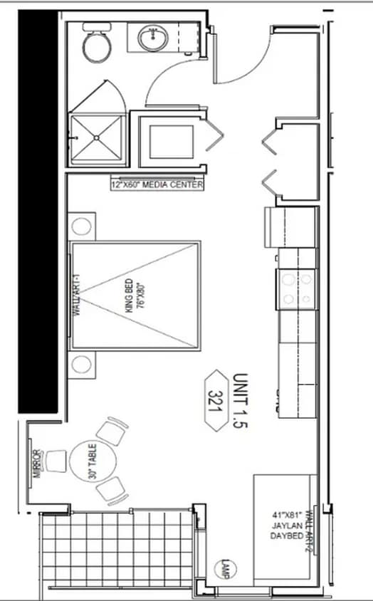 Floor Plan - Studio L1