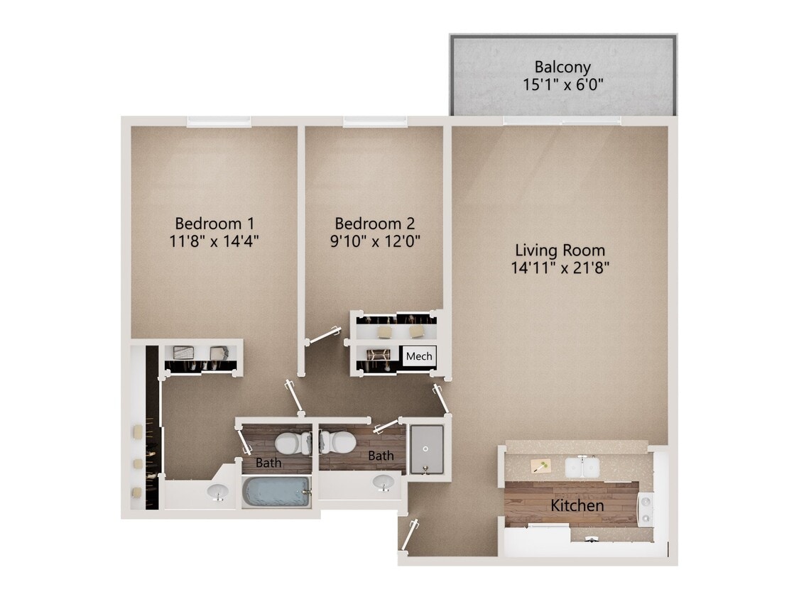 Floor Plan - Catalina 2