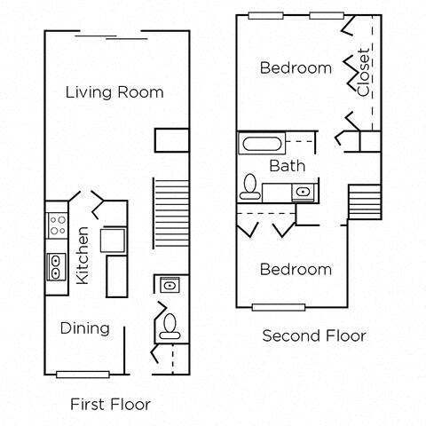 Floor Plan - 2 Bedroom
