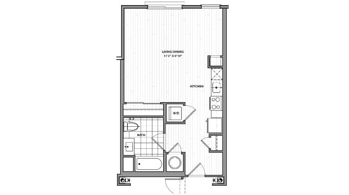 E01 - Studio Apartment