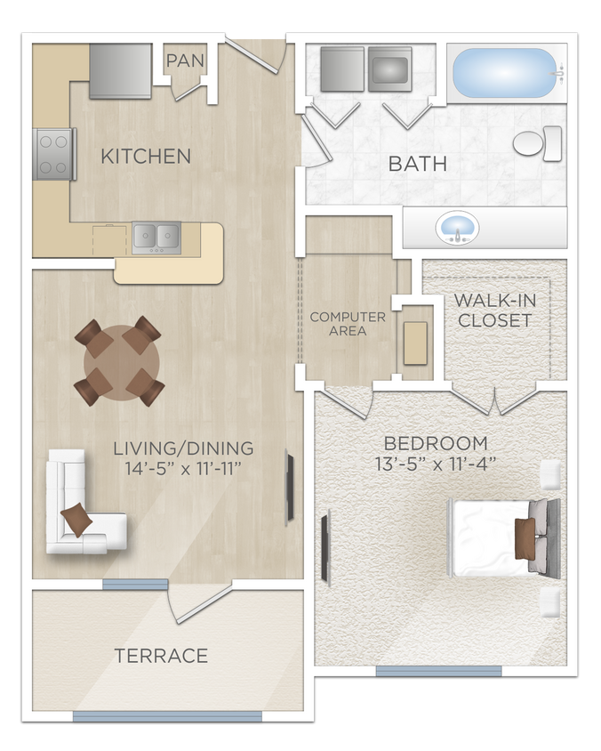 Floor Plan - La Espana (A1)