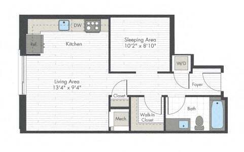 Floor Plan - Studio-A2