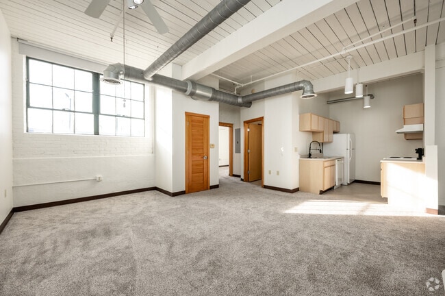 1BR, 1BA - 900SF - Living/Dining Room - Adam H Bartell Lofts