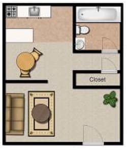 Studio - AS LOW AS $599 SECURITY DEPOSIT + ONE MONTH FRE...