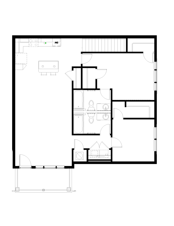 Floor Plan - 2 BR Aspire Overlook Garage