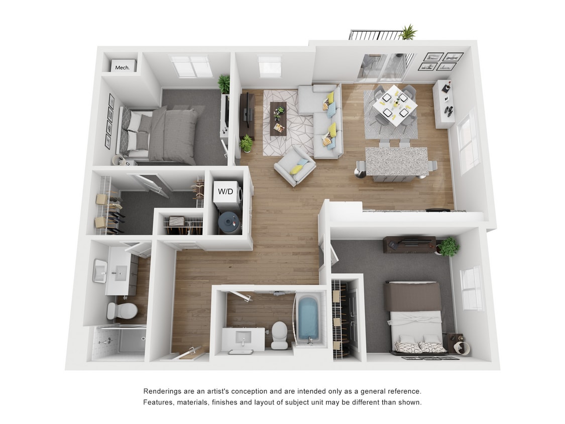 The Monroe_G.jpg - 2 Bed 2 Bath