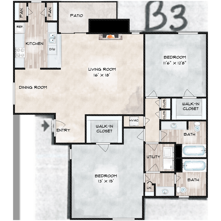 Floor Plan - B3