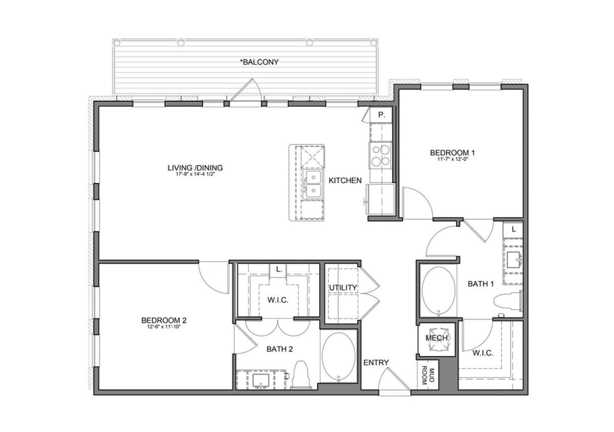 Floor Plan - Stag’s Leap 7B3