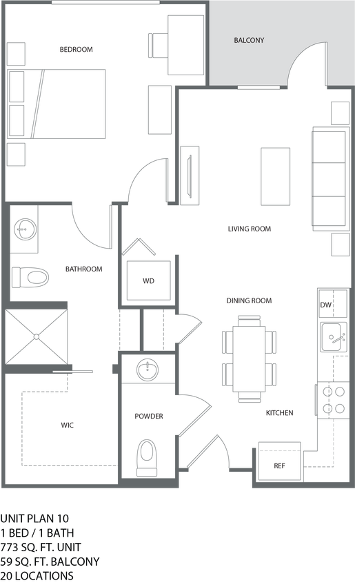 Floor Plan - 1H
