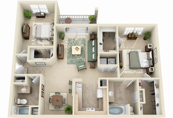 Floor Plan - The Magnolia