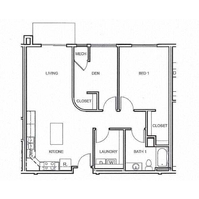 Floor Plan - Oriole with Den