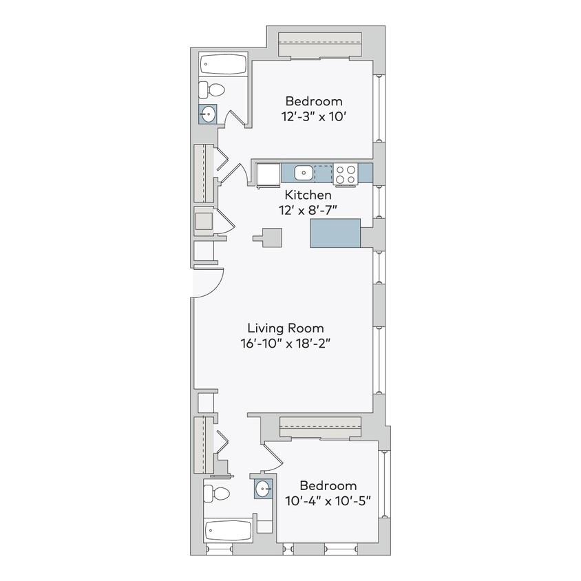 Floor Plan - nwb-2bT05