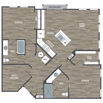 Floor Plan - 2D Mid Rise