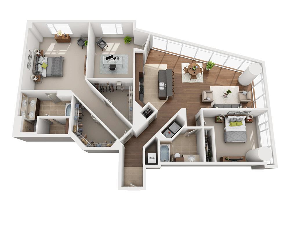 Floor Plan - Plan P (B2AD)