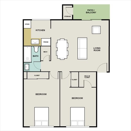 The Willow Garden sq ft 925-925 - The Willow Garden