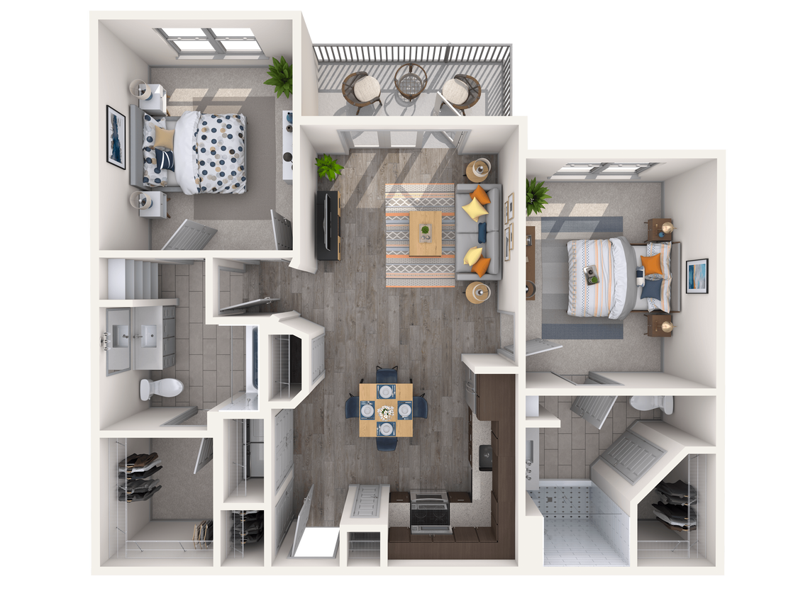 Floor Plan - Herringbone