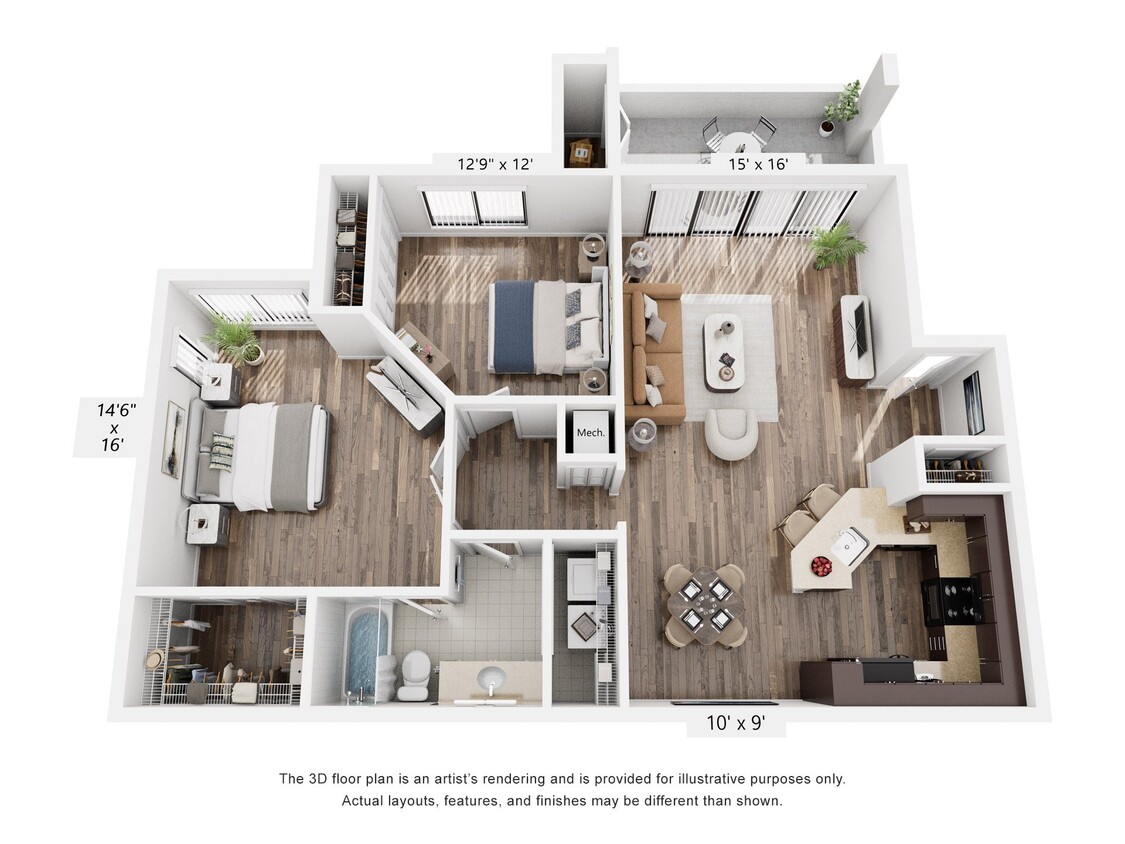 Floor Plan - Model B1
