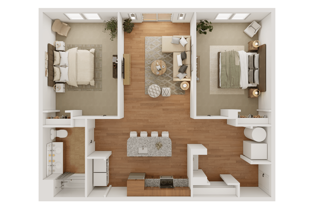 Floor Plan - The Hadley