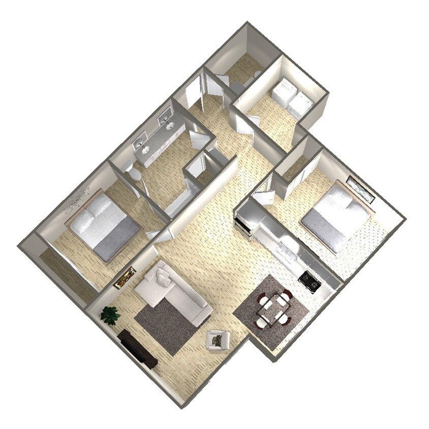 Floor Plan - 2 Bed G
